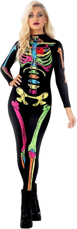 Photo 1 of  Costumes Skeleton Bodysuit Women Skeleton Costume Women Outfit Halloween Costume For Women SIZE L AND XL 
