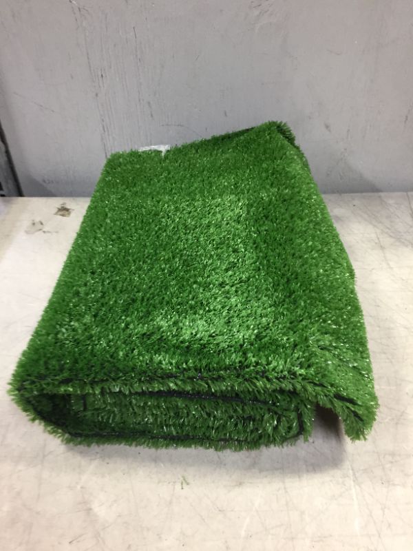 Photo 1 of  Realistic Synthetic Artificial Grass Turf Thick Fake Faux Grass Rug Astroturf Carpet Indoor Outdoor Balcony for Indoor Outdoor Pets Garden Backyard, with Drainage Holes
