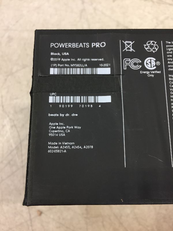 Photo 6 of Powerbeats Pro True Wireless Bluetooth Earphones SERIAL NUMBER- H2DGL605Q7C4

