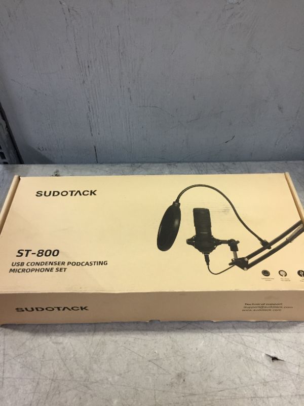 Photo 3 of SUDOTACK ST-800 USB CONDENSER PODCASTING MICROPHONE SET 