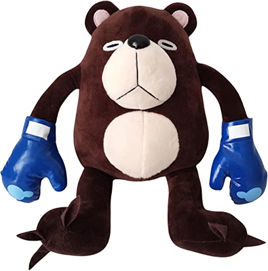 Photo 1 of Jujutsu Kaisen Plush Bear Satoru Gojo Curse Skeleton Toy Doll Plush Brown Bear 10 inches
