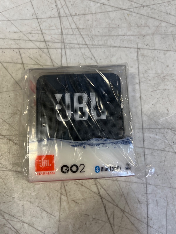 Photo 2 of JBL GO2 - Waterproof Ultra-Portable Bluetooth Speaker - Black
