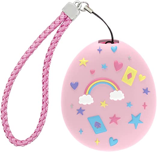 Photo 1 of Silicone Case Cover for Tamagotchi, Protective Skin for Tamagotchi On 4U+ PS m!x iD L and Meets with Hand Strap (Pink)
