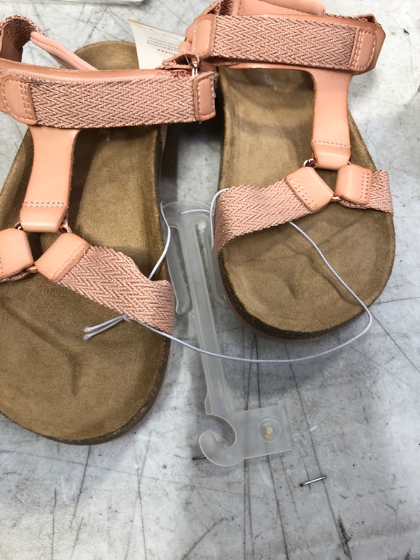 Photo 2 of Girls' Val Footbed Sandals - Cat & Jack Blush 1
