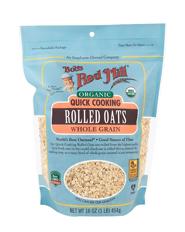Photo 1 of 4 Bob's Red Mill Organic Quick Cooking Rolled Oats, 16 Oz
