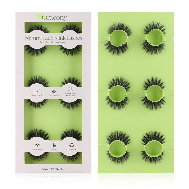 Photo 1 of False Eyelashes, 6 Pairs Multi-Layered Faux Mink Lashes DV28
2 PCK