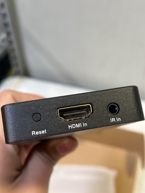 Photo 2 of HDMI Extender Over Cat5E/6, RUMIA Full HD 1080p Extender with IR Emitter and Receiver, Signal Lossless No Delay, HDMI Extender Via Coaxial Cable, Up to 328-492ft