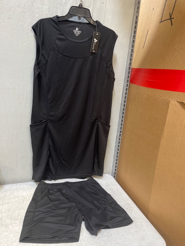 Photo 2 of ANIVIVO Petite Women Tennis Dress with Polo V-Neck,Big Tall Teenage Girls Golf Dress(Runs Too Small Than Regular
