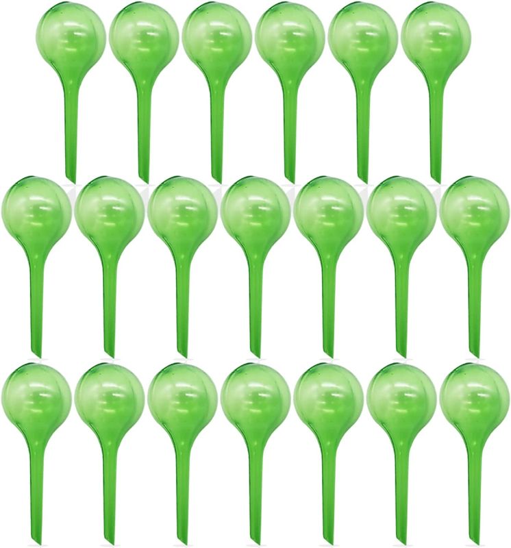 Photo 1 of 20 Pcs Clear Plant Watering Bulbs,Plastic Self-Watering Bulbs,Mini Automatic Watering Globes for Indoor Outdoor Plants,Flowers
