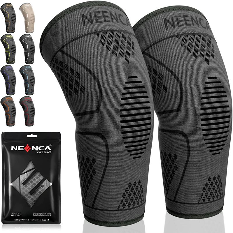 Photo 1 of 2 Pack Knee Brace, Knee Compression Sleeve Support for Knee Pain, Running, Work Out, Gym, Hiking, Arthritis, ACL, PCL, Joint Pain Relief, Meniscus Tear, Injury Recovery, Sports