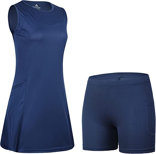 Photo 1 of ANIVIVO Petite Women Tennis Dress with Polo V-Neck,Big Tall Teenage Girls Golf Dress(Runs Too Small Than Regular
XL