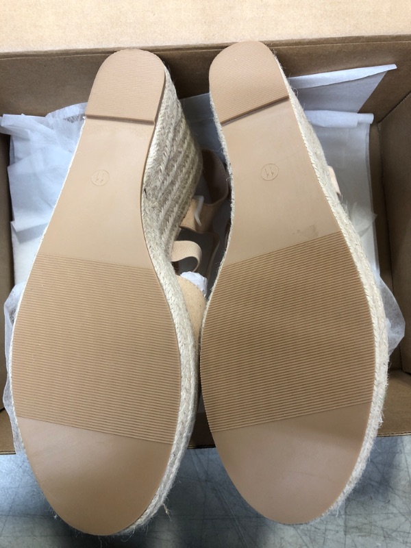 Photo 4 of BEIGE CLOSED TOED WEDGES SIZE 11