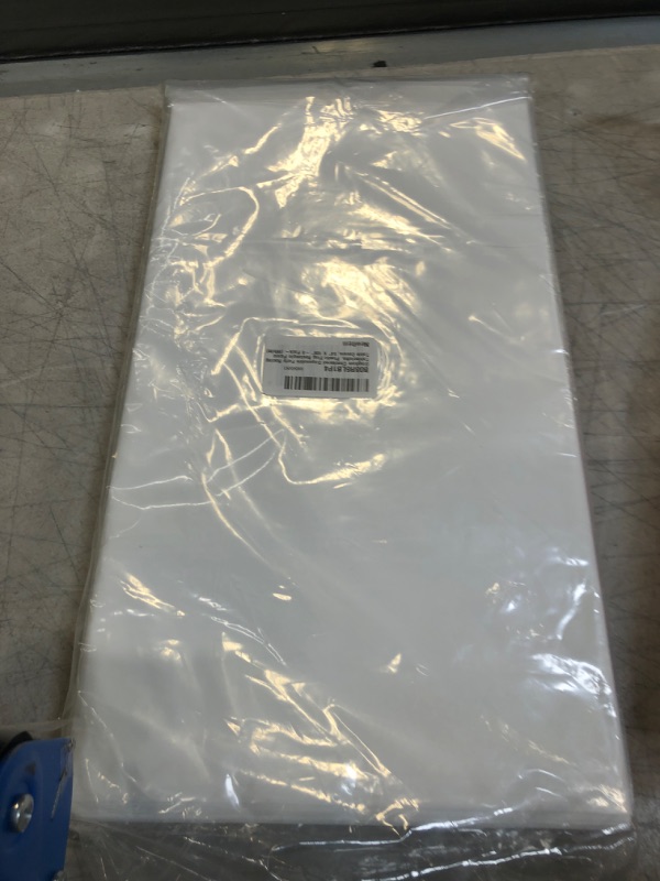 Photo 2 of [6 Pack] Disposable Party Tablecloths, Plastic Rectangle Picnic Table Covers, 54" X 108" (White)
