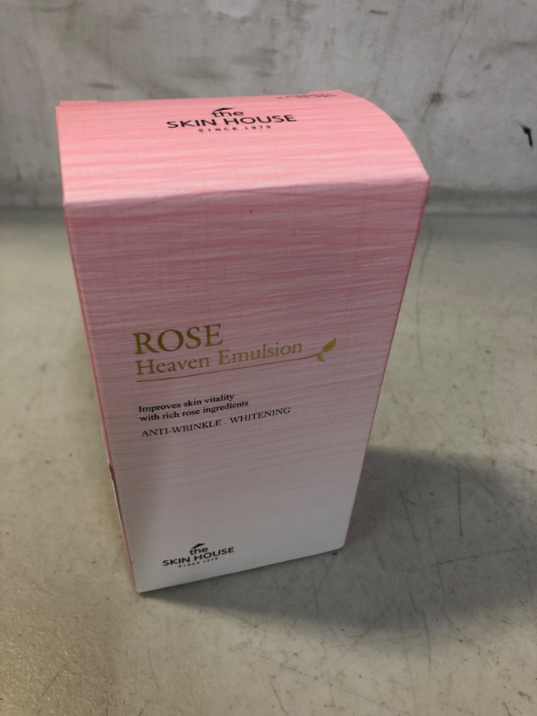 Photo 2 of [The Skin House] Rose Heaven Emulsion 4.4 fl.oz, 130ml - | For illuminating and diminish fine wrinkles | Korean Skin Care|