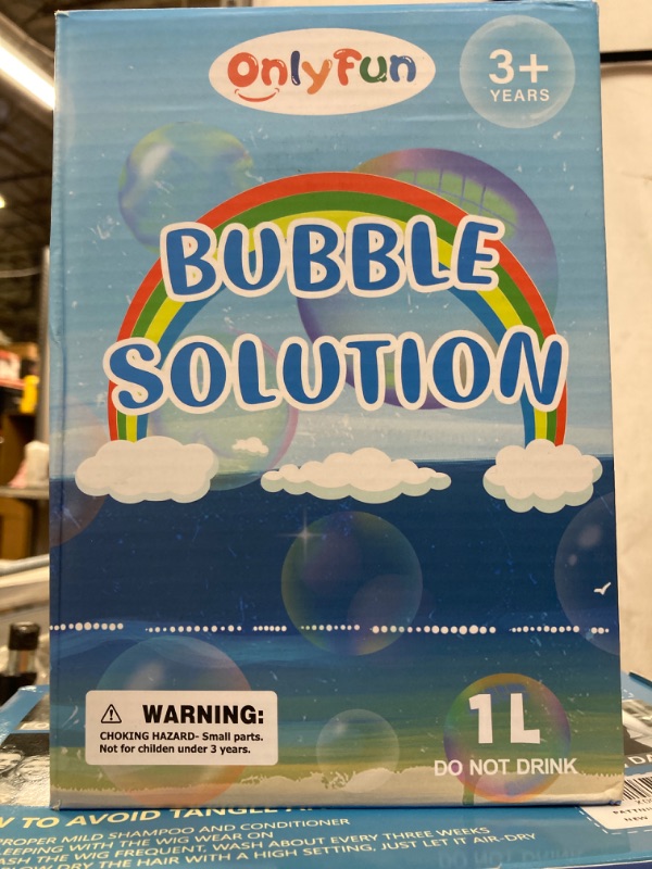 Photo 2 of 33.8 oz Flow Control Valve Bubble Solution, Precise Flow Control Bubbles Liquid, Preventing Liquid Leakage, Concentrated Solution for Colorful Giant Bubble Machine (up to 2.9 Gallon)