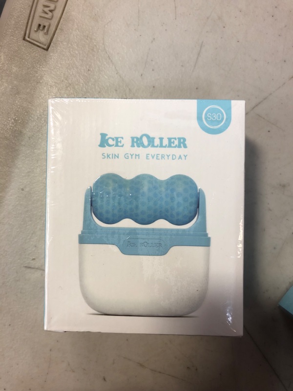Photo 2 of 2022 New Version Ice Roller S30, Two Rollers Heads for Facial and Whole Body Massage, Face Roller Skin Care Tool Cold Therapy Migraine Relief and Blood Circulation (Blue)
FACTORY SEALED