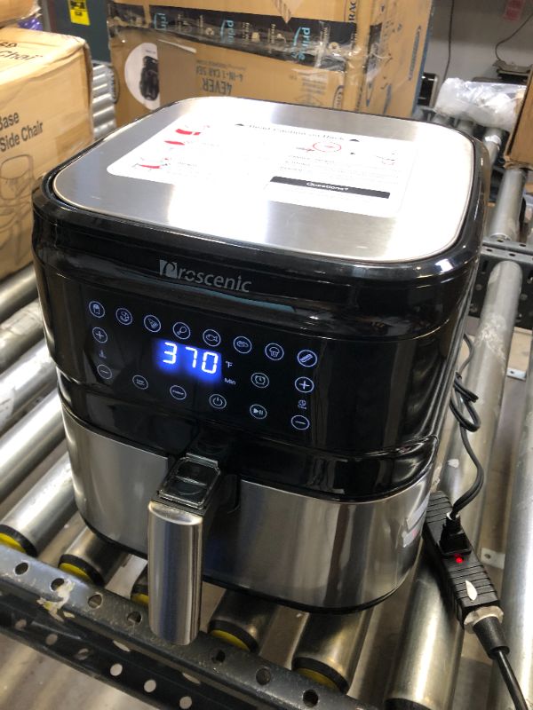 Photo 2 of Proscenic T21 Air Fryer, XL 5.8 QT for Home, 1700W Smart Electric Airfryer Oilless Roasting Preheat Keep Warm, Multi Functions Digital Touchscreen, Alexa WiFi APP Control Online Recipes Easy Cook
