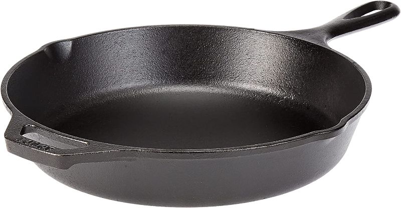 Photo 1 of Lodge L8SK3 10-1/4-Inch Pre-Seasoned Skillet  *** ITEM HAS SOME MARKING AND STAINS FROM PRIOR USE ***
