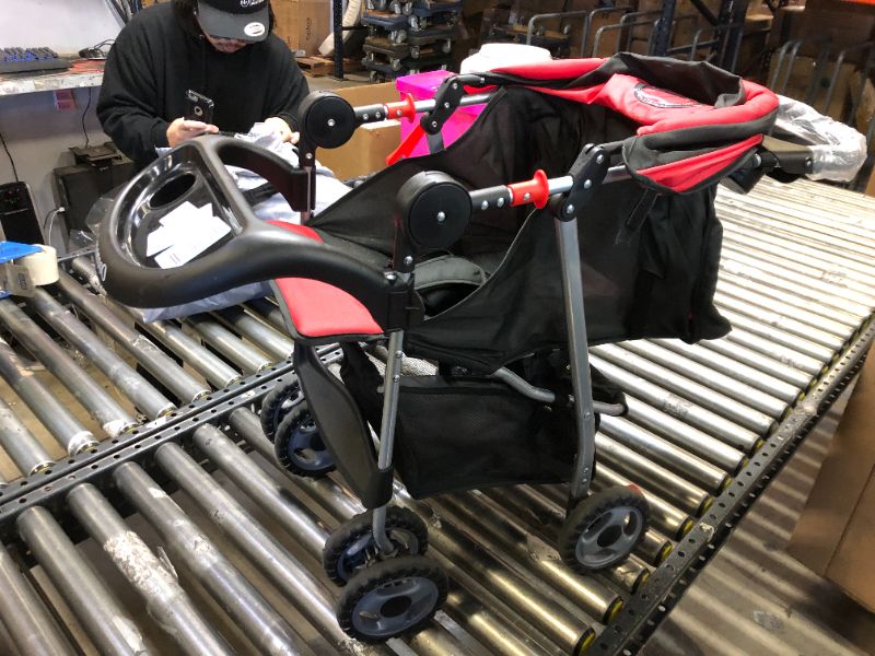 Photo 2 of AmorosO 2232 Red and Black Baby Convenient Stroller

