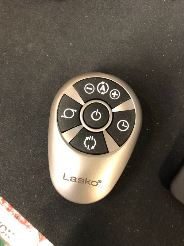 Photo 4 of Lasko 1500W Digital Ceramic Space Heater with Remote, 755320, Silver