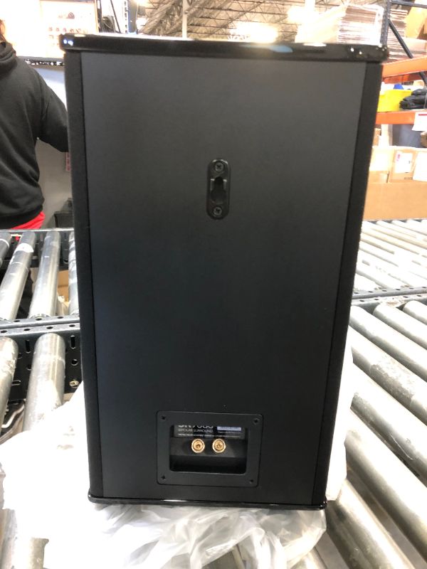Photo 1 of Definitive Technology SR-9080 15” Bipolar Surround Speaker | High Performance | Premium Sound Quality | Wall or Table Placement Options | Single, Black