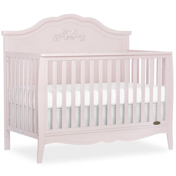 Photo 1 of  Baby Jasmine 4-in-1 Convertible Crib, Blush Pink, PACKAGE DMG 