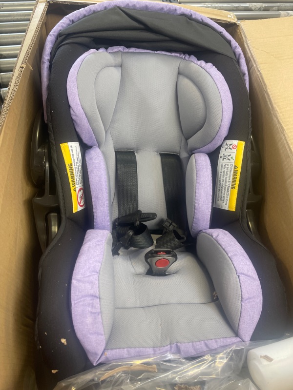 Photo 2 of Baby Trend Secure Snap Tech 35 Infant Car Seat, Lavender Ice 16.5x16.25x28.5 Inch (Pack of 1) MINOR USE 