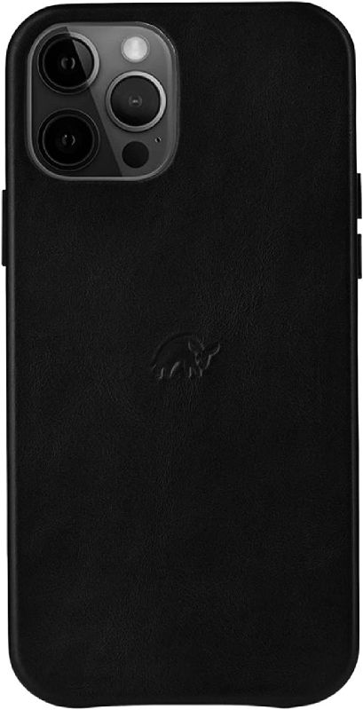 Photo 1 of Bullstrap Premium Leather Phone Case Compatible with Apple iPhone 12/12 Pro, Black Edition Leather