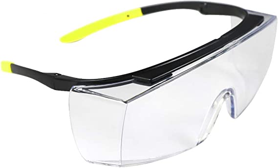 Photo 1 of BHTOP Safety Glasses Protective Eye Wear L010 Clear Lens Anti-Fog Goggles Over-Spec Glasses
