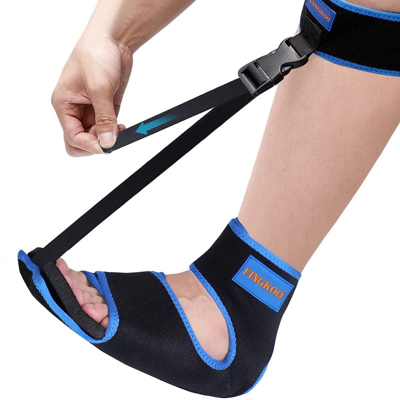 Photo 1 of 
Plantar Fasciitis Night Splint Foot Brace: Adjustable Drop Foot Support Stretcher Dorsal Orthotic Brace for Women Men - Relief Pain from Plantar Fasciitis, Achilles Tendonitis, Arch Foot, Heel Spurs
