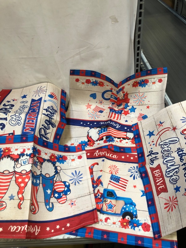 Photo 1 of 4th of july placemats 6 pcs 