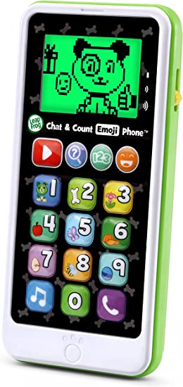 Photo 1 of LeapFrog Chat and Count Emoji Phone, Green