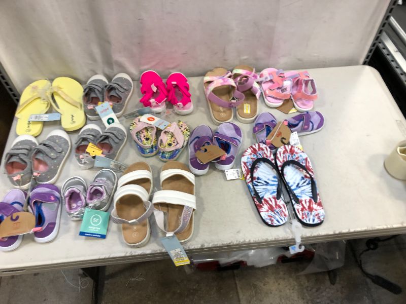 Photo 1 of Assorted Target shoes bundle **ASSORTED SIZES AND STYLES BUNDLE** 