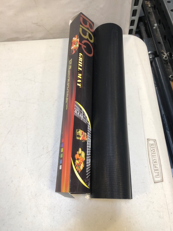 Photo 2 of [Thickness UP]HEADMALL Grill Mat, Thickest 600 Degrees BBQ Grill Mat(2 Packs), Heavy-Duty BBQ Mat Non-Stick & Reusable & Easy-Clean, Used by BBQ Aficionado & Professional Chefs Worldwide
