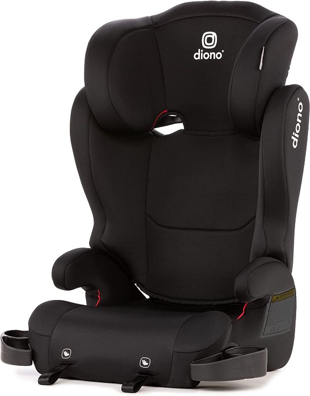 Photo 1 of Diono Cambria 2 XL 2022, 2-in-1 Belt Positioning Booster Seat, High-Back to Backless Booster with Space and Room to Grow, 8 Years 1 Booster Seat, Black
