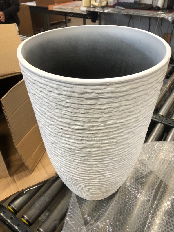 Photo 1 of 15 X 21 INCH WHITE PLANTER 