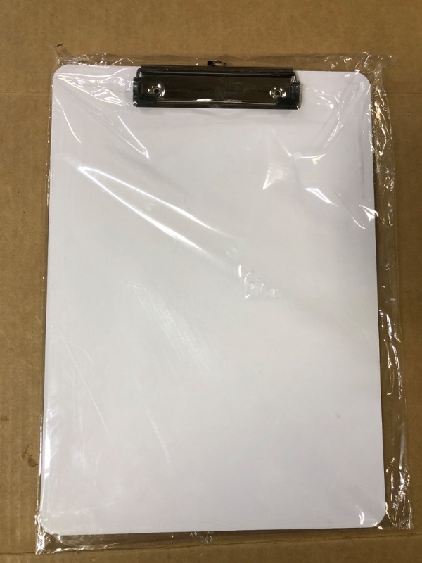 Photo 1 of Dry Erase Clipboards, HERKKA 32 Pack Hardboard Office Whiteboard Clipboards Low Profile Clip Standard A4 Letter Size, ECO Friendly?Size 12.5 x 9 Inch
