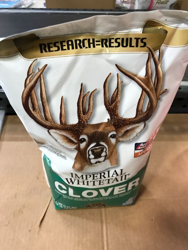 Photo 2 of Whitetail Institute Imperial Clover Food Plot Seed Spring And Fall Planting New --- EXP  UNKNOWN (TEST DATE 01/2021)