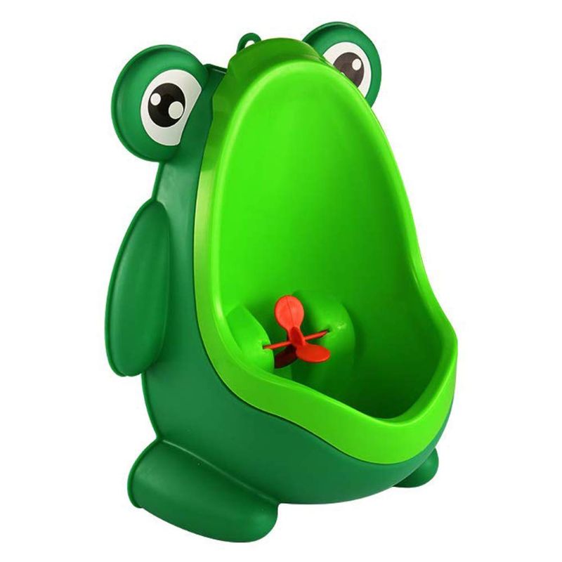 Photo 1 of Frog Potty Training Urinal for Toddler Boys Toilet,Removable Toilet Pee Trainer with Funny Aiming Target - Green
