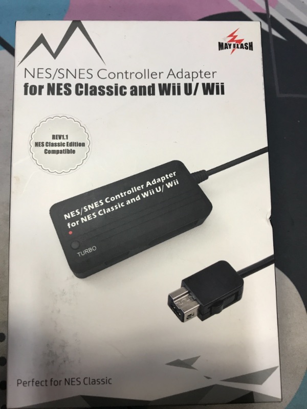 Photo 1 of May Flash NES/SNES Controller Adapter for NES Classic and Wii U/Wii
