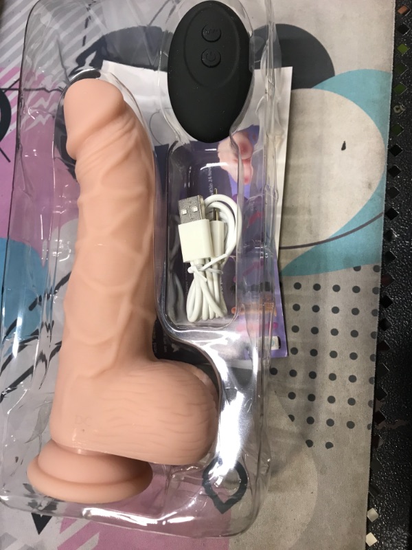 Photo 2 of  8.7’’ Thrusting Dildo Vibrator Sex Toys Rotating Dildos with 35 Modes Realistic Penis Adult Toys, Strong Suction Cup Silicone Dildo, G-spot Clitoral Anal Vibrators for Women  -- FACTORY SEALED --
