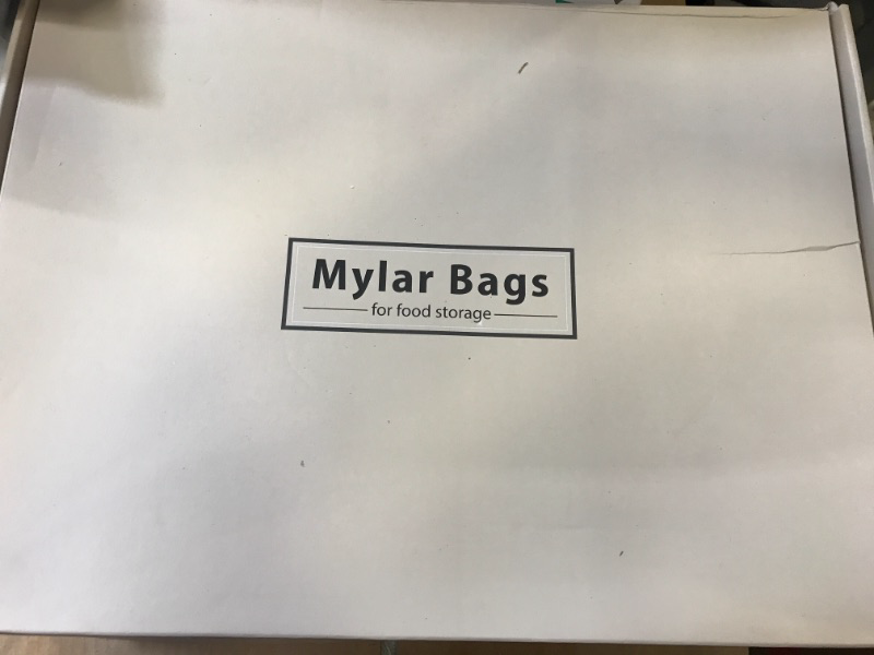 Photo 2 of 15 Packs 12 Mil Mylar Bags for Food Storage, 6 Mil Each Side 5 Gallon 16.7"x26", Resealable Bag Heat Sealable for Long Term Food Storage  -- FACTORY SEALED --
