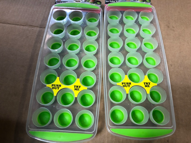 Photo 1 of 2 pcs Chef Craft Push Out Ice Cube Tray