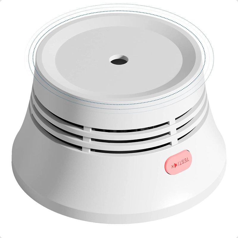 Photo 1 of AEGISLINK Wireless Interconnected Smoke Detector Fire Alarm, Smoke Alarm Fire Detector with Transmission Range of Over 820 ft, Replaceable Battery, S-RF220, 1-Pack --- factory sealed 
