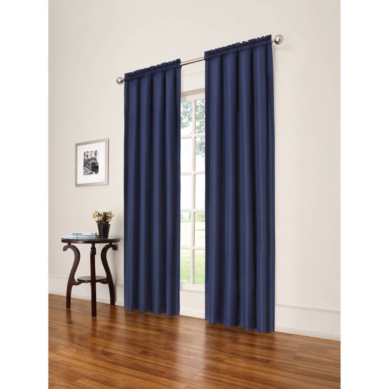 Photo 1 of 1pc 42"x84" Blackout Braxton Thermaback Window Curtain Panel - Eclipse
