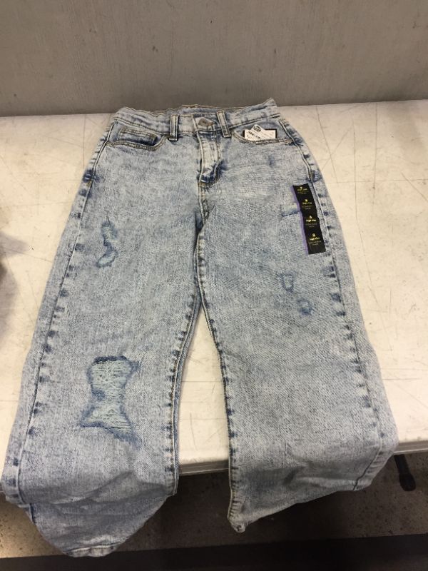 Photo 2 of Girls' High-Rise Dad Jeans - art class™ SIZE 8

