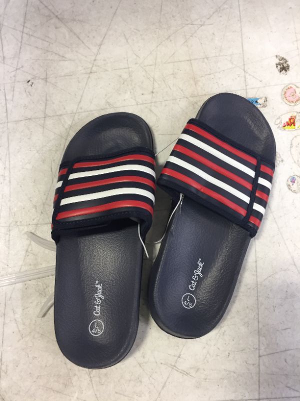 Photo 2 of Boys' Kei Slip-on Sandals - Cat & Jack™ Navy Bue 4/5
