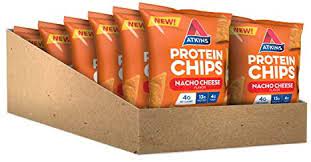 Photo 1 of Atkins Protein Chips, Nacho Cheese, Keto Friendly, Baked Not Fried, 12 Count (BEST BY NOV 4 2022)
