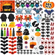 Photo 1 of 101 Pcs Halloween Party Favors Toys Bulk for Kids ,Halloween Goodie Bag Fillers Trick or Treats Party Supplies Fidget Sensory Toys,Classroom Favors Trinkets Gifts for 9 10 11 12 13 Year Old Kids Toys
