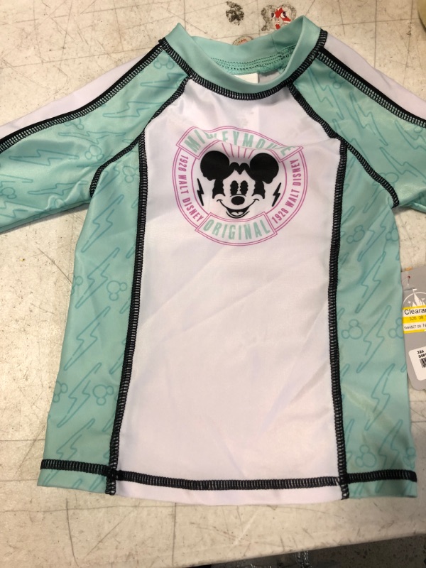 Photo 2 of Boys Disney Mickey Mouse Rash Guard - size 3 - Disney Store. 
